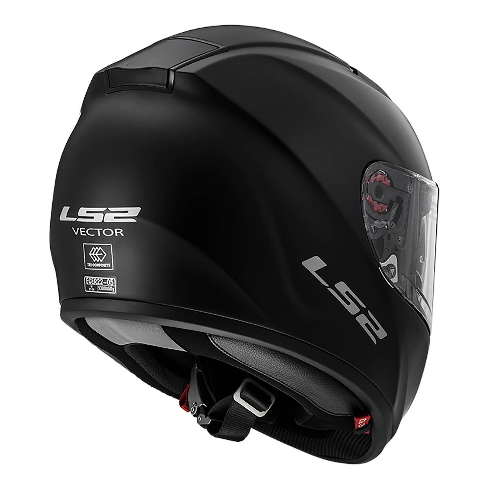 LS2 FF397 Vector Evo Helmet - Matte Black - LS2 Helmets