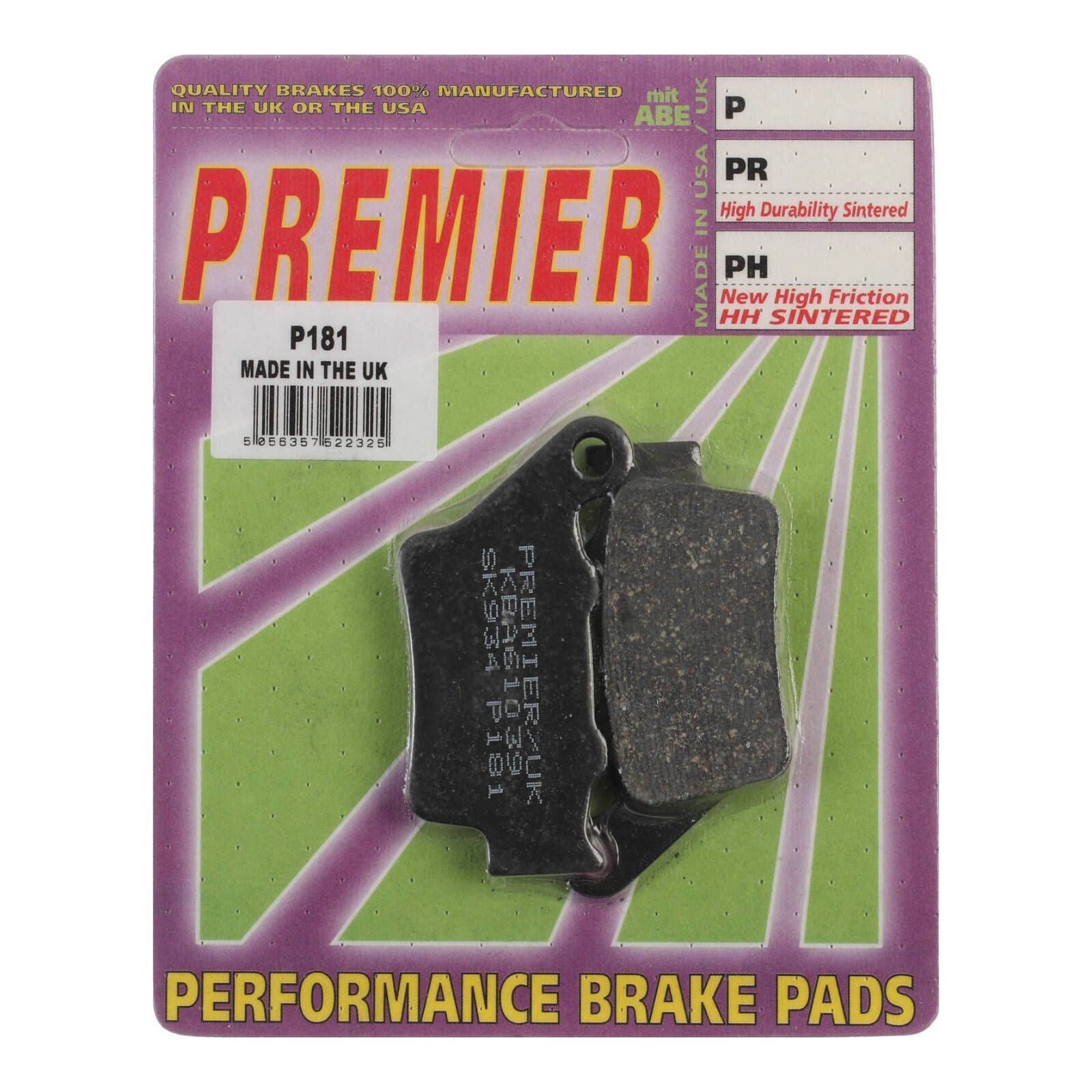 PREMIER BRAKE PADS P181 - BMW | TRI - Premier