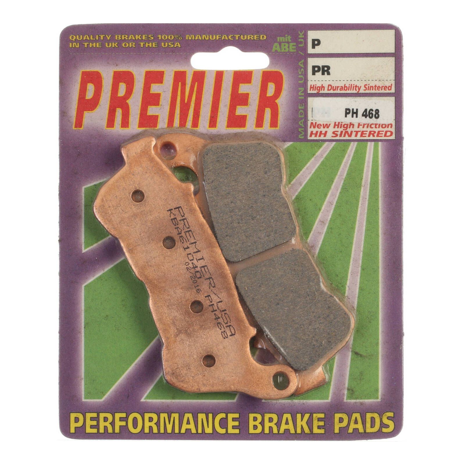 PREMIER BRAKE PADS HI-PERF SINT PH468 - HD - Premier