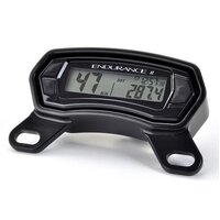 TRAIL TECH ENDURANCE II DIGITAL GAUGE TOP MOUNT BLACK