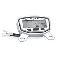 TRAIL TECH VAPOR DIGITAL GAUGE TOP MOUNT PROTECTOR SILVER