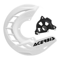 ACERBIS X-BRAKE DISC COVER & BLK MOUNT WHITE YAMAHA YZF 14-25