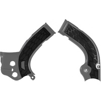 ACERBIS X-GRIP FRAME GUARDS YZF 250 14-16 450 14-15 SILV-BLK