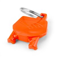 CYCRA NUMBER PLATE KEY RING ORANGE