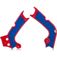 ACERBIS X-GRIP FRAME GUARDS CRF 250 18-19 450 17-18 RED-BLUE