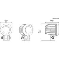 Denali D2 LED Light Pod - DataDim Technology - Single