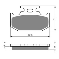 GOLDfren Brake Pads - S3 Sintered Sports