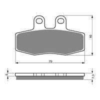 GOLDfren Brake Pads - S3 Sintered Sports (PBPH241)