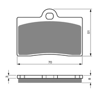 GOLDfren Brake Pads - S3 Sintered Sports (PBPH66)