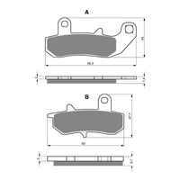 GOLDfren Brake Pads - S3 Sintered Sports (PBPH97)