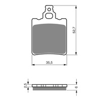 GOLDfren Brake Pads - S3 Sintered Sports