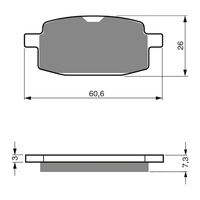 GOLDfren Brake Pads - S3 Sintered Sports (PBPH117)