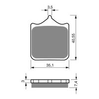 GOLDfren Brake Pads - S33 Sintered Racing