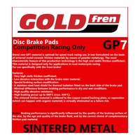 GOLDfren Brake Pads - GP7 Sintered Racing