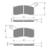 GOLDfren Brake Pads - K5 Off-Road Racing (PBPR402)