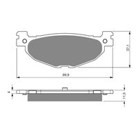 GOLDfren Brake Pads - S3 Sintered Sports