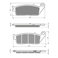 GOLDfren Brake Pads - S3 Sintered Sports