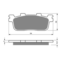 GOLDfren Brake Pads - S3 Sintered Sports (PBP441)