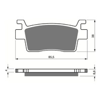 GOLDfren Brake Pads - K5 Off-Road Racing