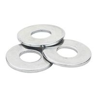 Whites Washer Flat Zinc Plated - 10mm (50 Pack)