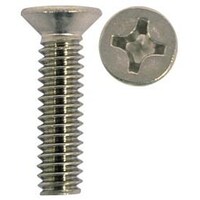 1/4'' x 2'' MTS CSK 304-Grade Stainless Pk of 2