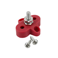 Single Terminal Stud Red M6