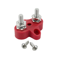 Dual Terminal Stud Red M8