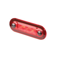 LED Cabin Courtesy Light Oval 12v Red