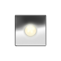 Quick Tess LED Courtesy Light Warm White Stainless Steel Mirror Polished