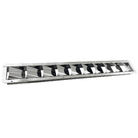 Louvre 10 Vent 316 Grade Stainless Steel Flat Style