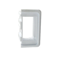 Rocker Switch Mounting Bracket End White