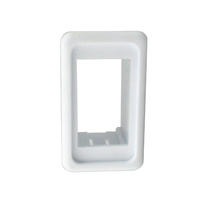 Rocker Switch Mounting Bracket Single White