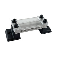 Bus Bar 2x6 Position Terminal Block with Open Base and Cover