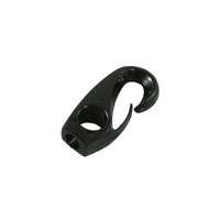 Shockcord Hooks Nylon 7-8mm Black