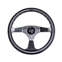 Steering Wheel 3 Spoke 350mm Black