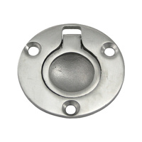 Flush Pull Ring Round Cast 316-Grade Stainless Steel 50mm