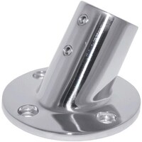 Rail Fitting S/S 60deg Round Base 22mm