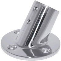 Rail Fitting S/S 60deg Round Base 25mm