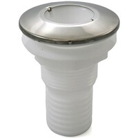 Skin Fitting Plastic with Stainless Steel Cap 38mm