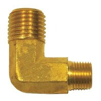 Brass Elbow 1/4-inch To 1/8-inch NPT Thread