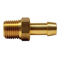 Brass Hose Tail Fitting 1/4'' NPT Male x 10mm Hose Tail