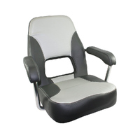 MO45 MINI MOJO MK2 Boat Seat - Dark Grey/Light Grey Carbon