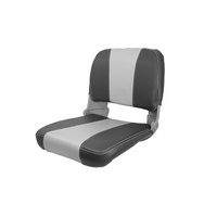 SS48 Padded Folding Boat Seat - Dark Grey/Mid Grey