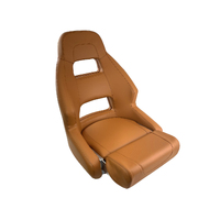 RM52 Flip-Up Boat Seat Cognac