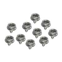 Press Stud Socket with Screw Male 10pk