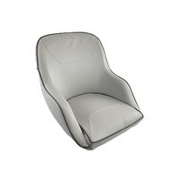 AD49 Moulded Boat Seat Mid Grey / Dark Grey