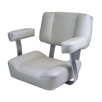 Deluxe Captain Boat Seat - Off-White