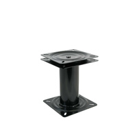 Pedestal w/Swivel - Black (Fixed Height) 200mm