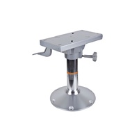 Seat Pedestal Fixed Height 457mm with Swivel and Slide Top 12inch Base