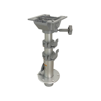 Table Pedestal Plug In Adjustable Gas Rise with Swivel 320 to 690mm